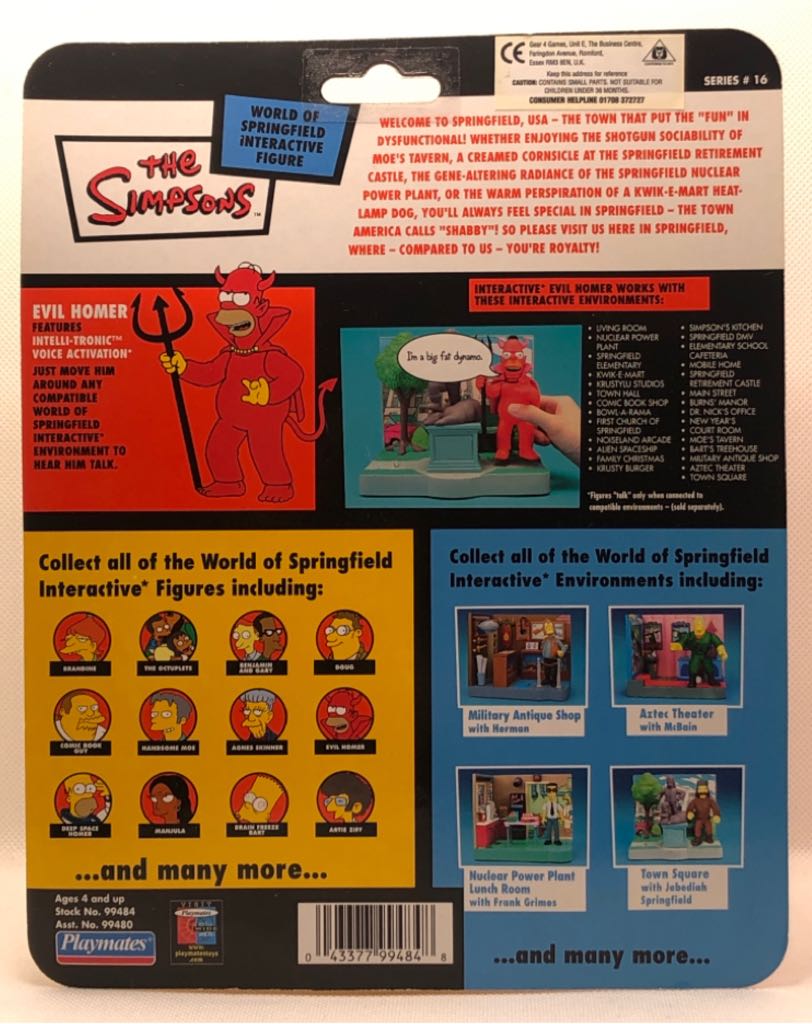 (S.16) Evil Homer - Playmates (The Simpsons) (The Simpsons) action figure collectible - Main Image 2