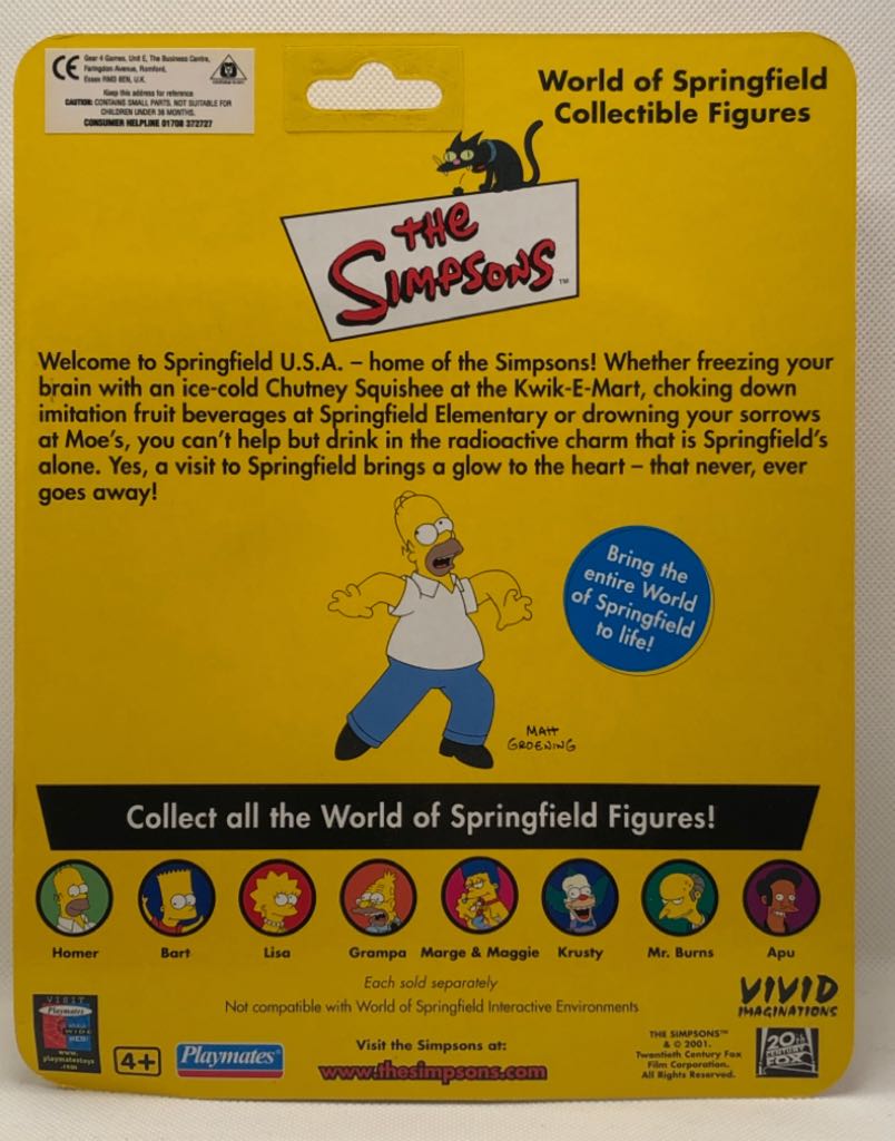 Donut Head Homer - Playmates (The Simpsons) (The Simpsons) action figure collectible - Main Image 2