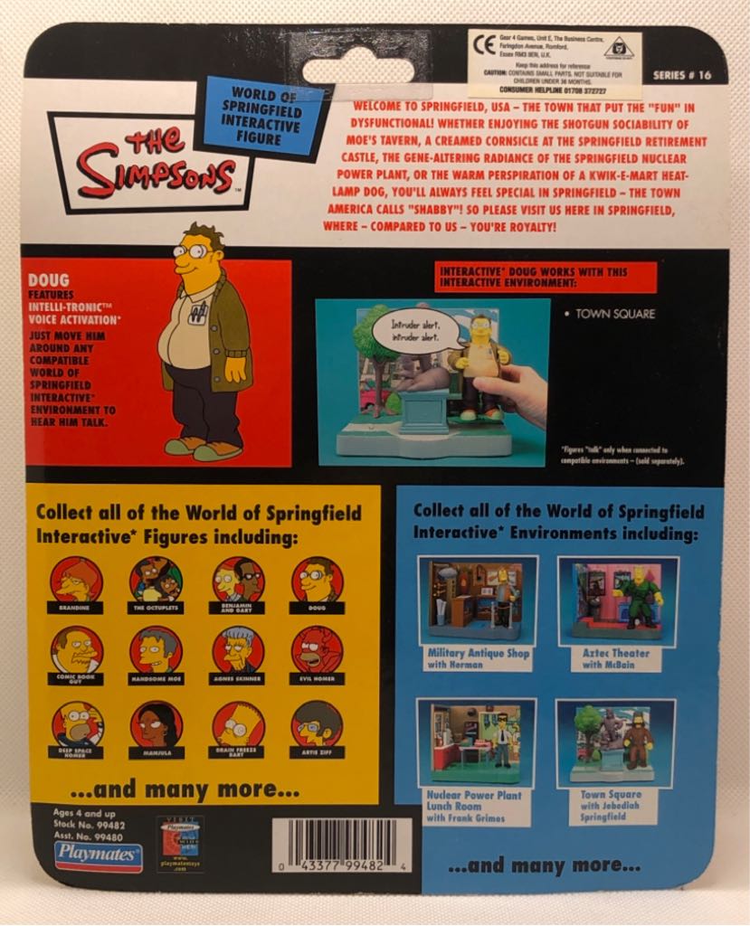 The Simpsons - WOS - Doug - Playmates (The Simpsons) (The Simpsons) action figure collectible - Main Image 2
