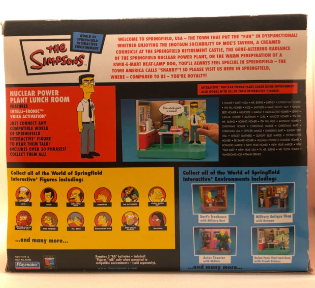 (E) Nuclear Power Plant Lunch Room - Playmates (The Simpsons) (The Simpsons) action figure collectible - Main Image 2