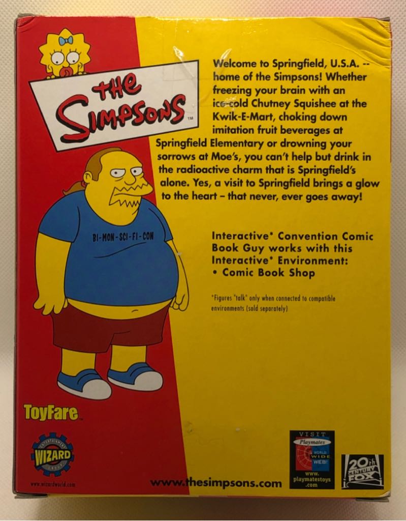 Convention Comic Book Guy - Playmates (The Simpsons) (The Simpsons) action figure collectible - Main Image 2