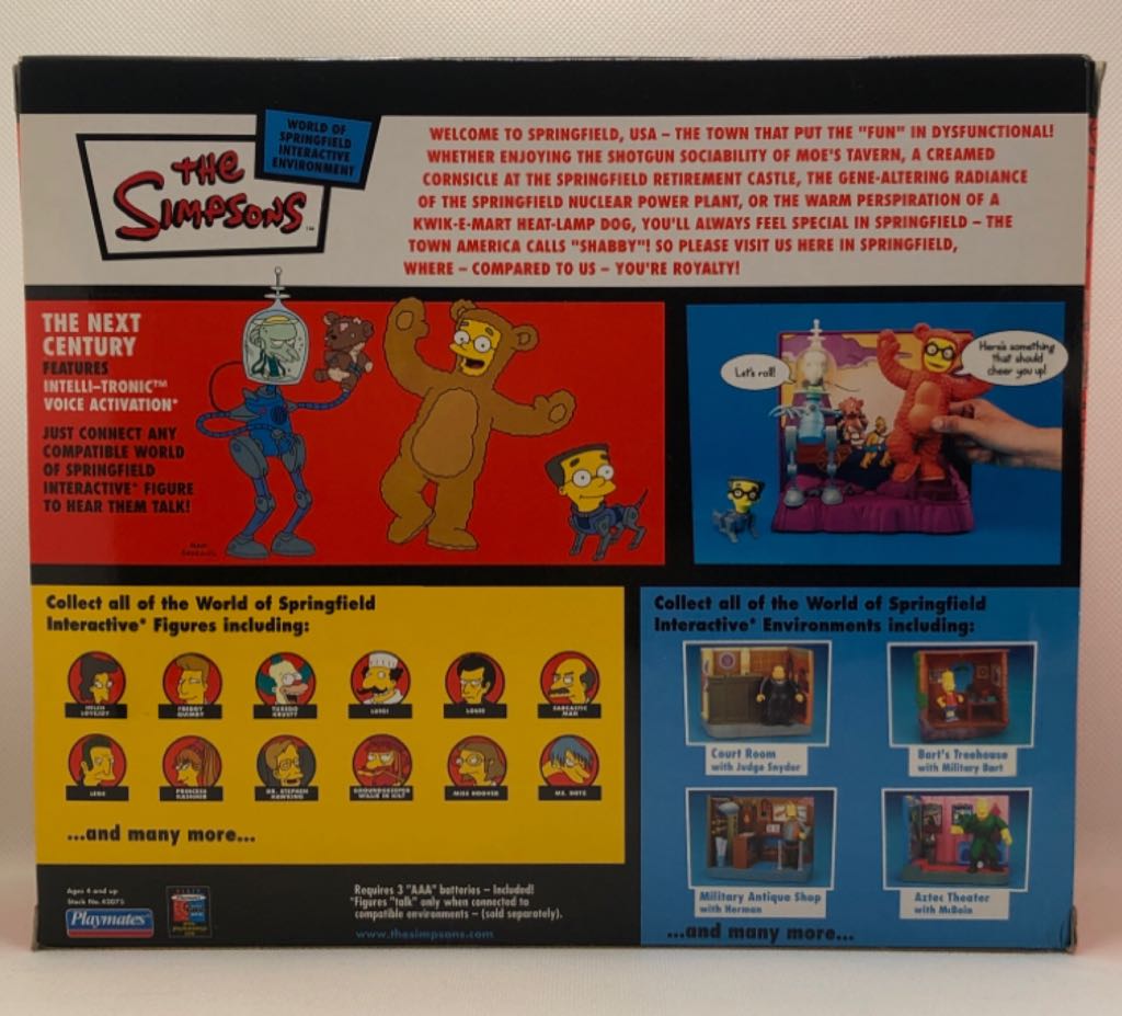 Future Burns, Future Smithers & Bobo Smithers with The Next Century - Playmates (The Simpsons) (World of Springfield: Simpsons) action figure collectible - Main Image 2