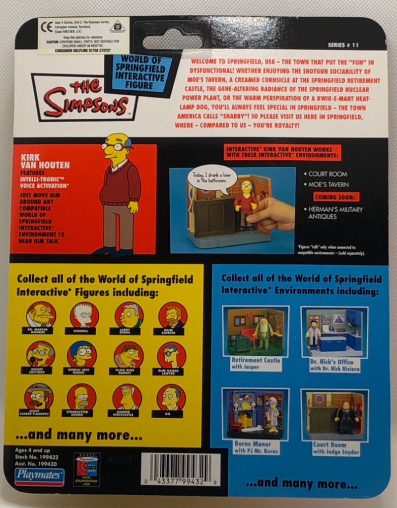 Kirk Van Houten - Playmates (The Simpsons) (World of Springfield: Simpsons) action figure collectible - Main Image 2