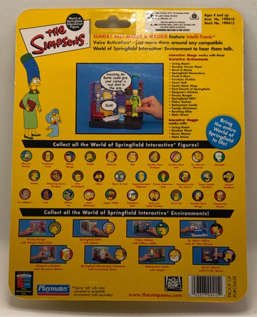 Sunday Best Marge & Maggie - Playmates (The Simpsons) (Simpsons) action figure collectible - Main Image 2