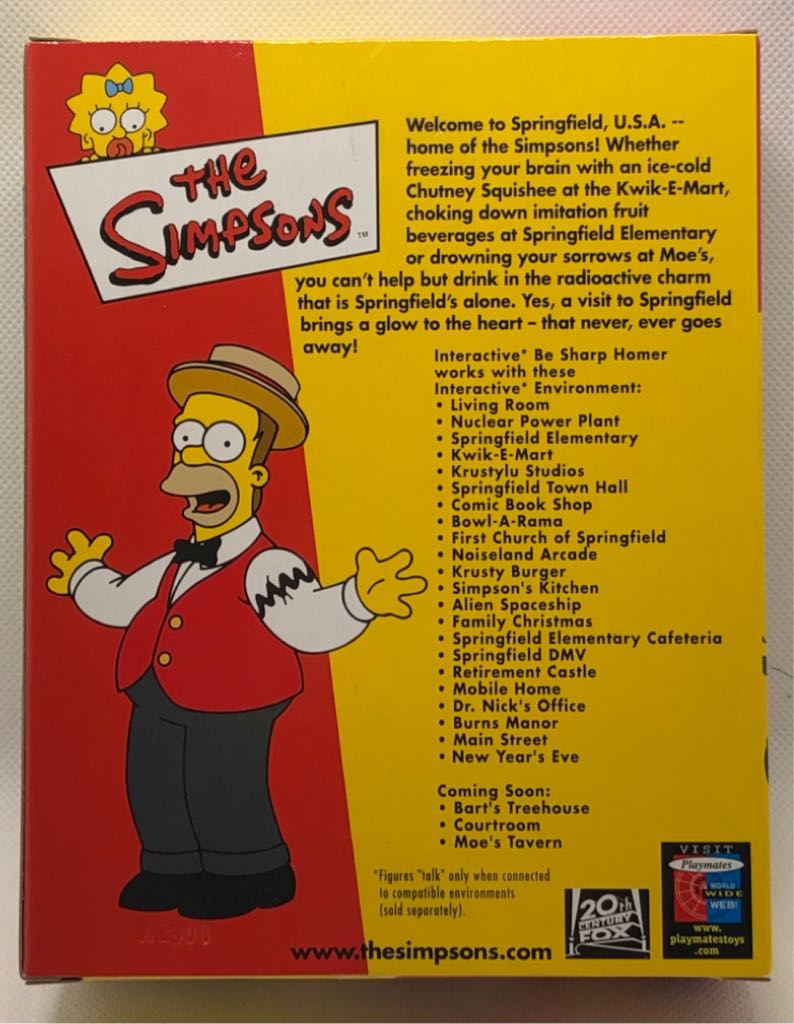 The Simpsons - WOS - Be Sharp Homer - Playmates (The Simpsons) (The Simpsons) action figure collectible - Main Image 2