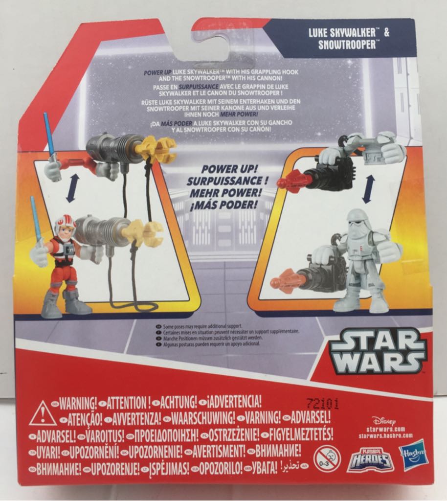 Luke Skywalker & Snowtrooper - Hasbro (Star Wars Galaxy Heroes) (Star Wars) action figure collectible - Main Image 2