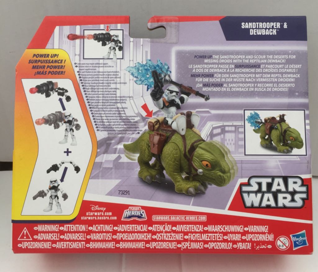 Sandtrooper & Dewback - Hasbro (Star Wars Galaxy Heroes) (Star Wars) action figure collectible - Main Image 2