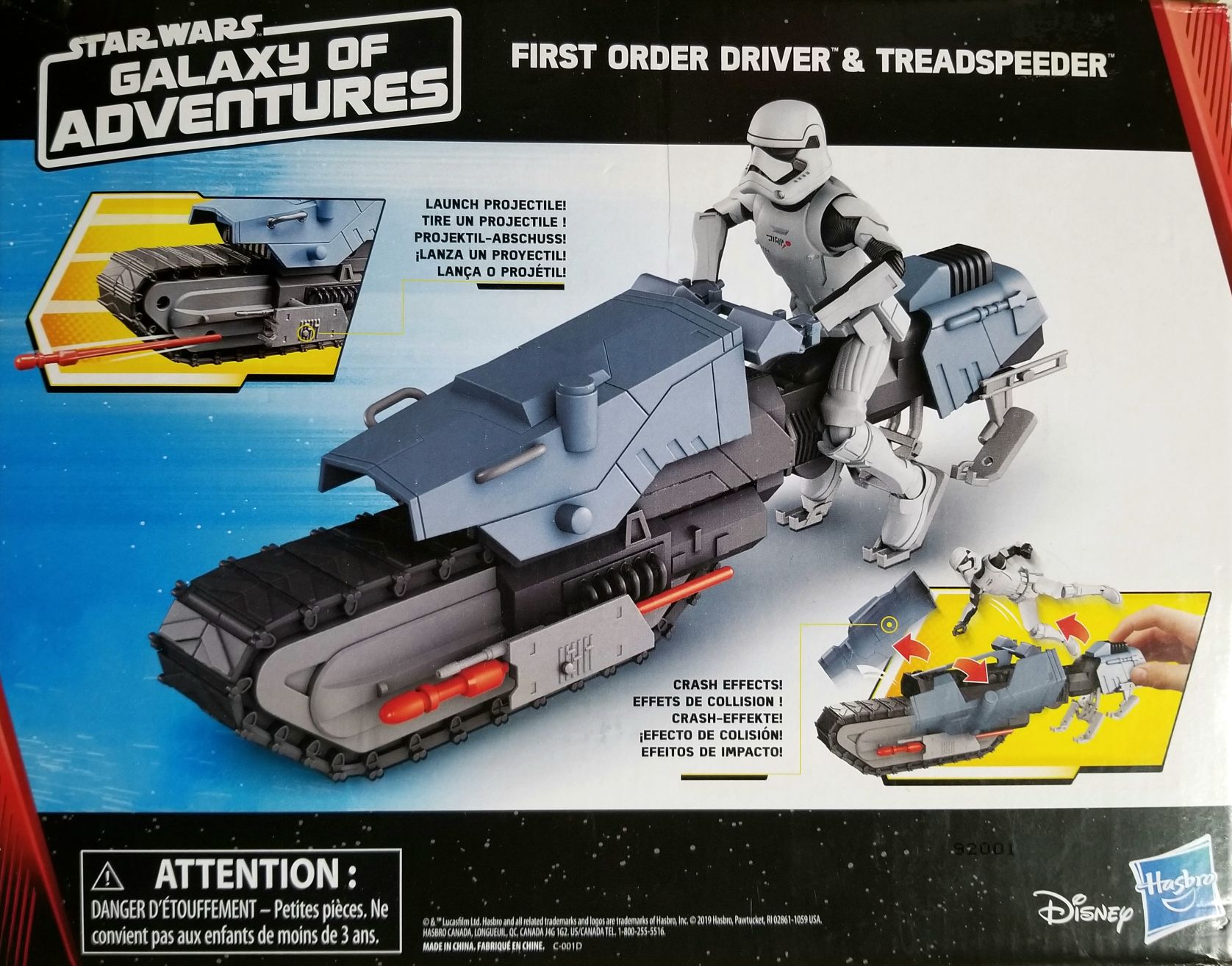 First Order Driver - Hasbro (Star Wars Galaxy Of Adventure) (Star Wars Galaxy Of Adventure) action figure collectible [Barcode 5010993621118] - Main Image 2