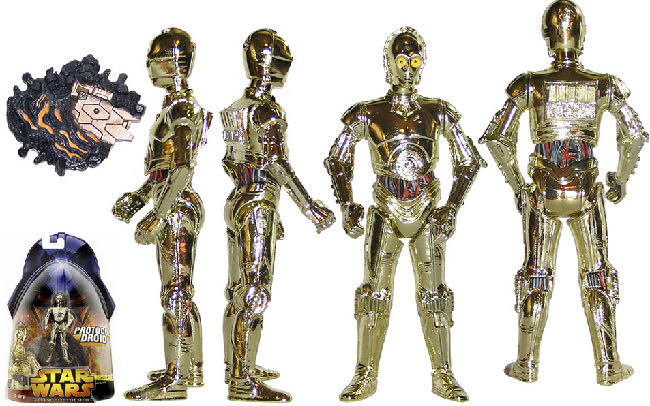 C-3PO - Hasbro (Star Wars Revenge Of The Sith) (Star Wars) action figure collectible - Main Image 4