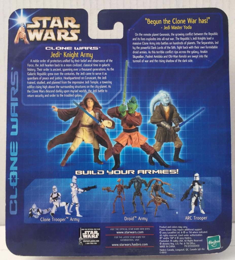 Jedi Knight Army - Hasbro (Star Wars Republic & Separatists) (Star Wars) action figure collectible - Main Image 2