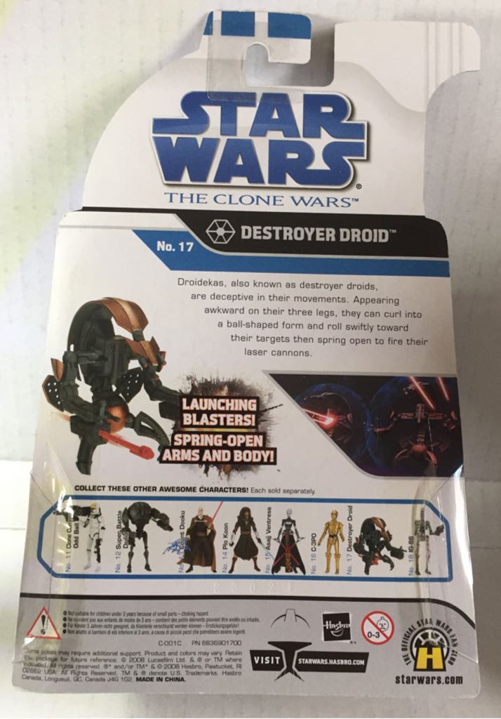 Destroyer Droid - Hasbro (Star Wars The Clone Wars 2008) (Star Wars) action figure collectible - Main Image 2