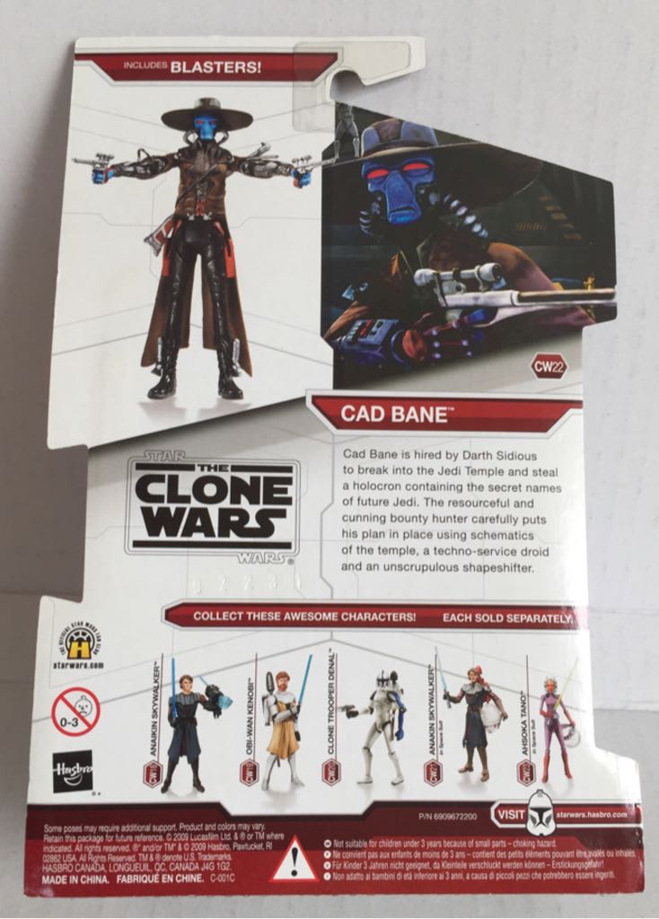 Cad Bane - Hasbro (Star Wars The Clone Wars 2009) (Star Wars) action figure collectible - Main Image 2