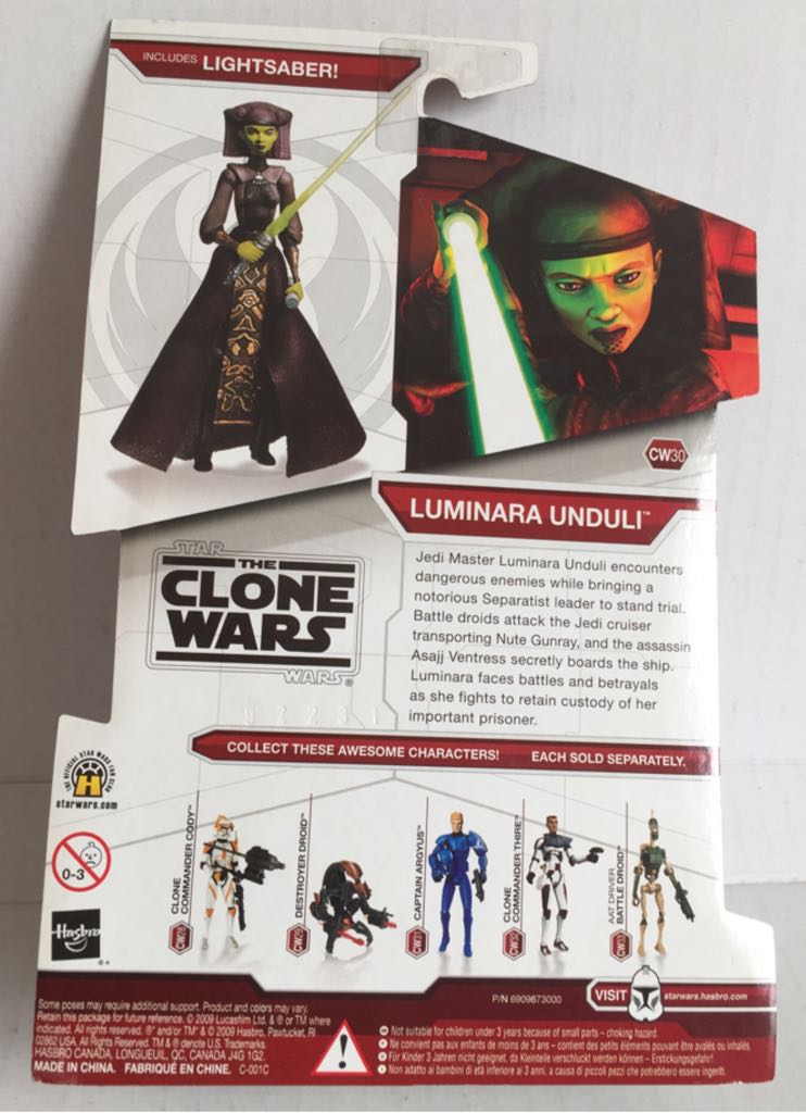 Luminara Unduli - Star Wars (The Clone Wars) - Hasbro (Star Wars) action figure collectible - Main Image 2
