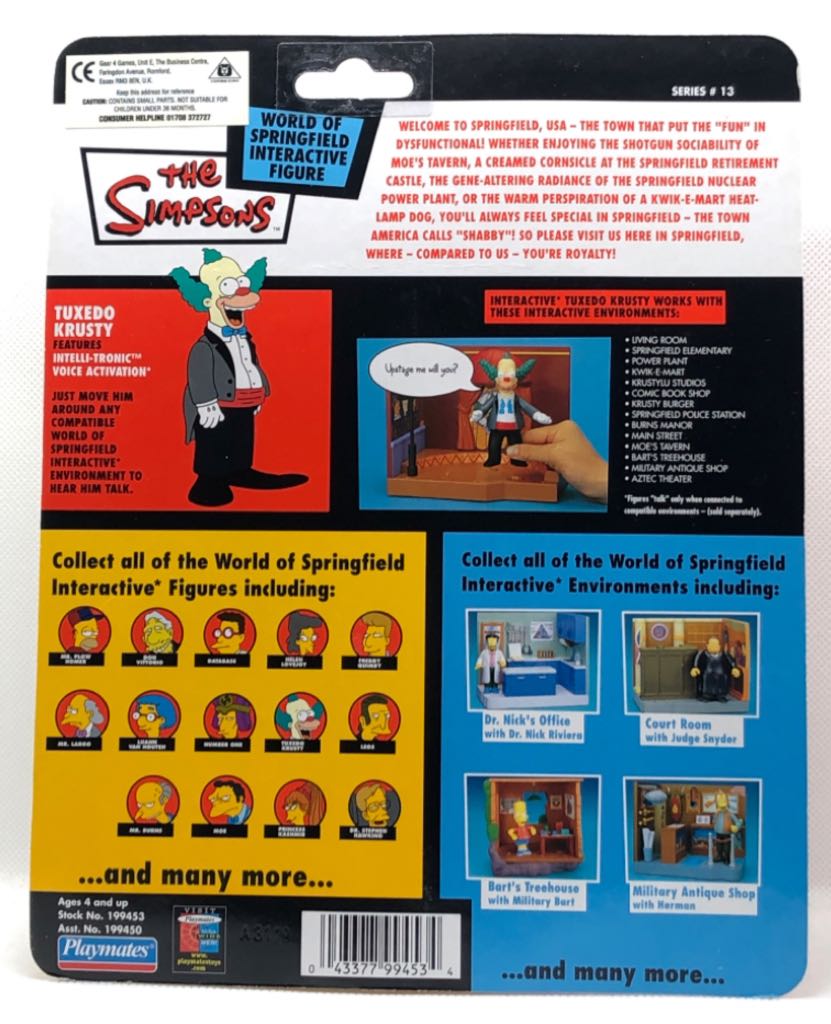 Tuxedo Krusty - Playmates (The Simpsons) (World of Springfield: Simpsons) action figure collectible - Main Image 2