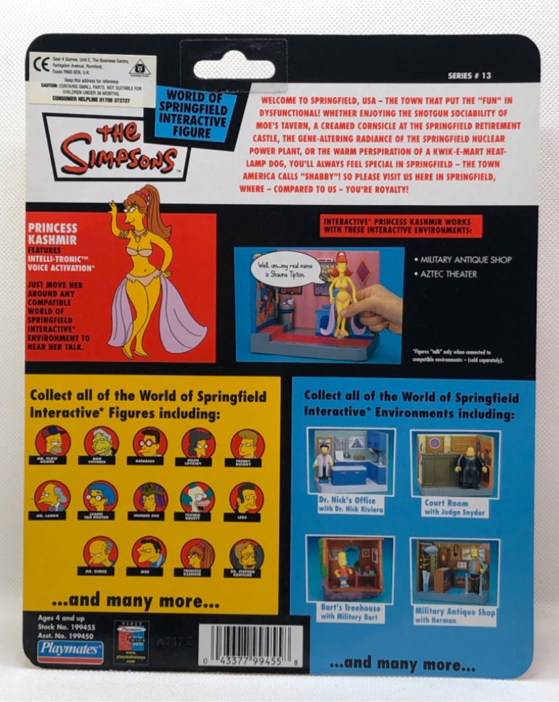 Princess Kashmir - Playmates (The Simpsons) (The Simpsons) action figure collectible - Main Image 2
