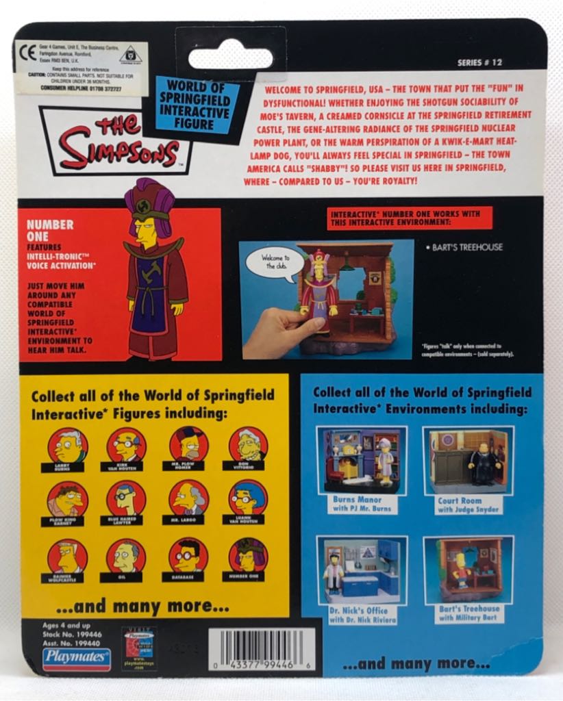 Number One - Playmates (The Simpsons) (World of Springfield: Simpsons) action figure collectible - Main Image 2