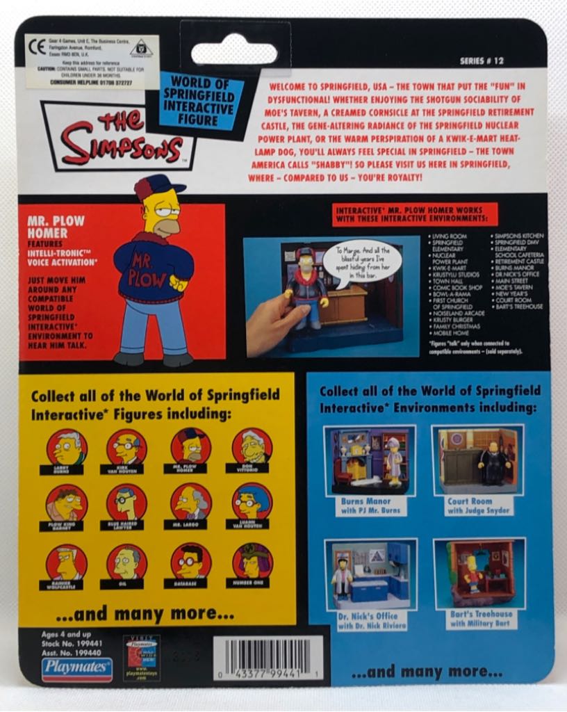 Mr. Plow Homer - Playmates (The Simpsons) (World of Springfield: Simpsons) action figure collectible - Main Image 2