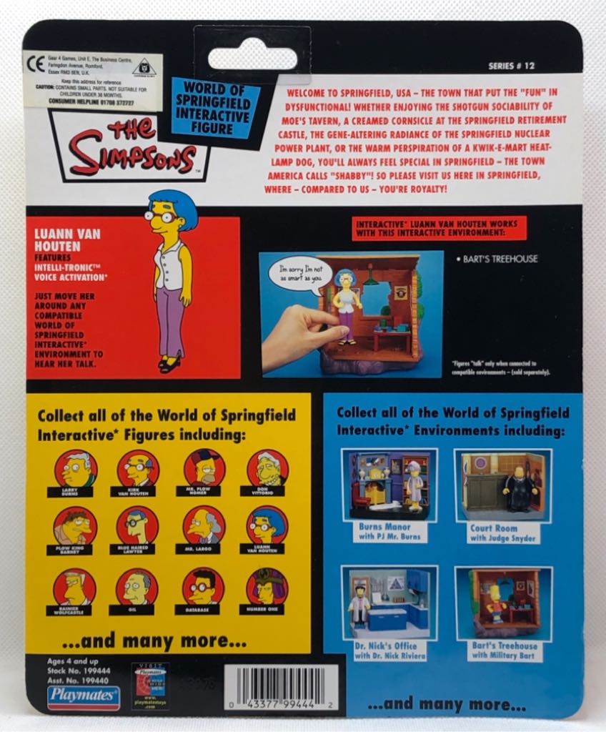 Luann Van Houten - Playmates (The Simpsons) (World of Springfield: Simpsons) action figure collectible - Main Image 2