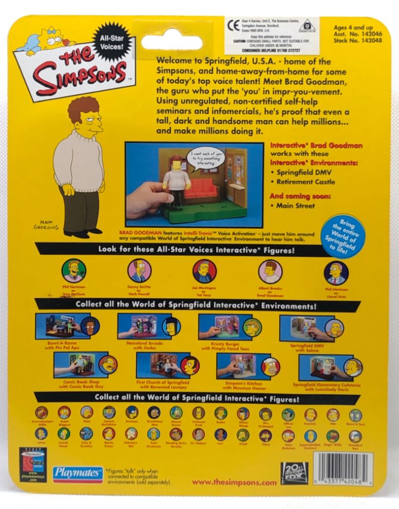 (A.S.V.) Brad Goodman - Playmates (The Simpsons) (The Simpsons) action figure collectible - Main Image 2