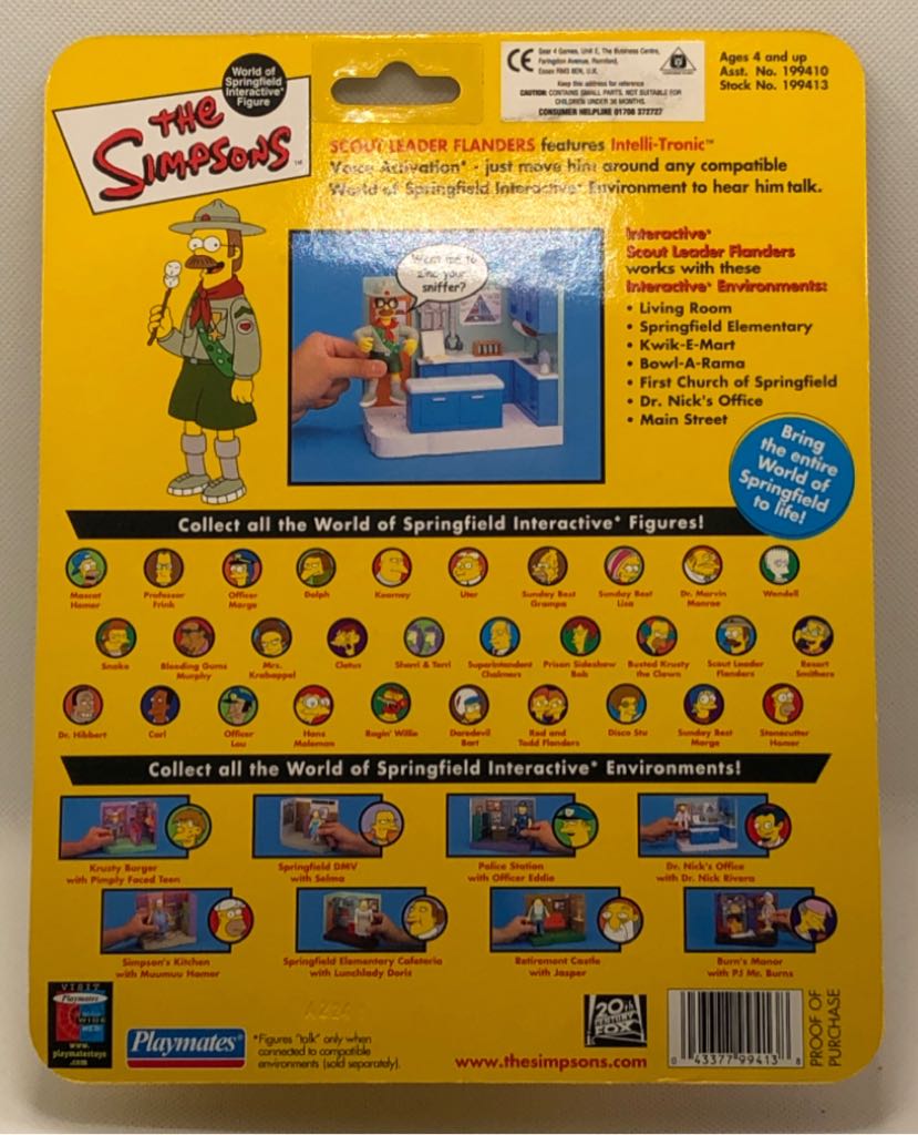 Scout Leader Flanders - Playmates (The Simpsons) (World of Springfield: Simpsons) action figure collectible - Main Image 2