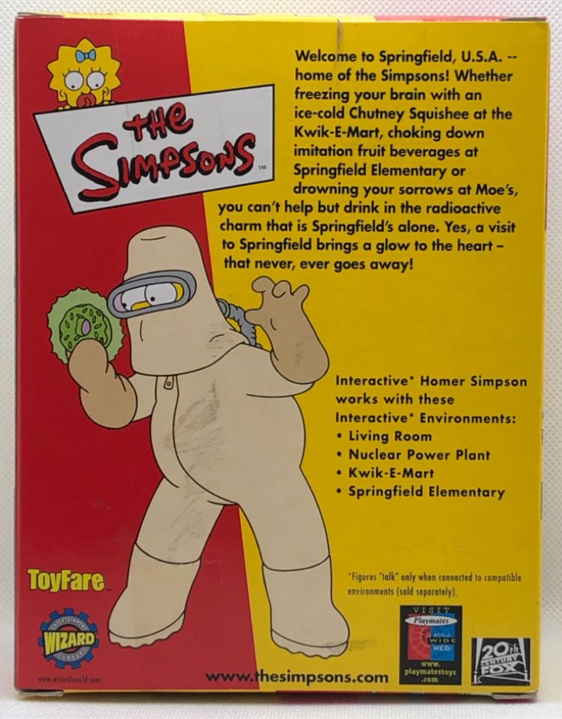 Radioactive Homer (Glow In The Dark) - Playmates (The Simpsons) (The Simpsons) action figure collectible - Main Image 2