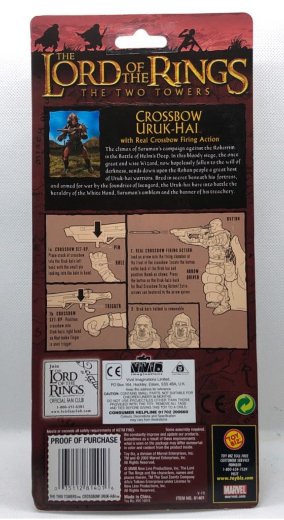 Ukuk-Hai (Crossbow) - TOYBIZ (Lord Of The Rings) (Lord Of The Rings) action figure collectible - Main Image 2