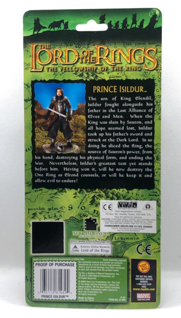 Prince Isildur - TOYBIZ (Lord Of The Rings) (Lord Of The Rings) action figure collectible - Main Image 2