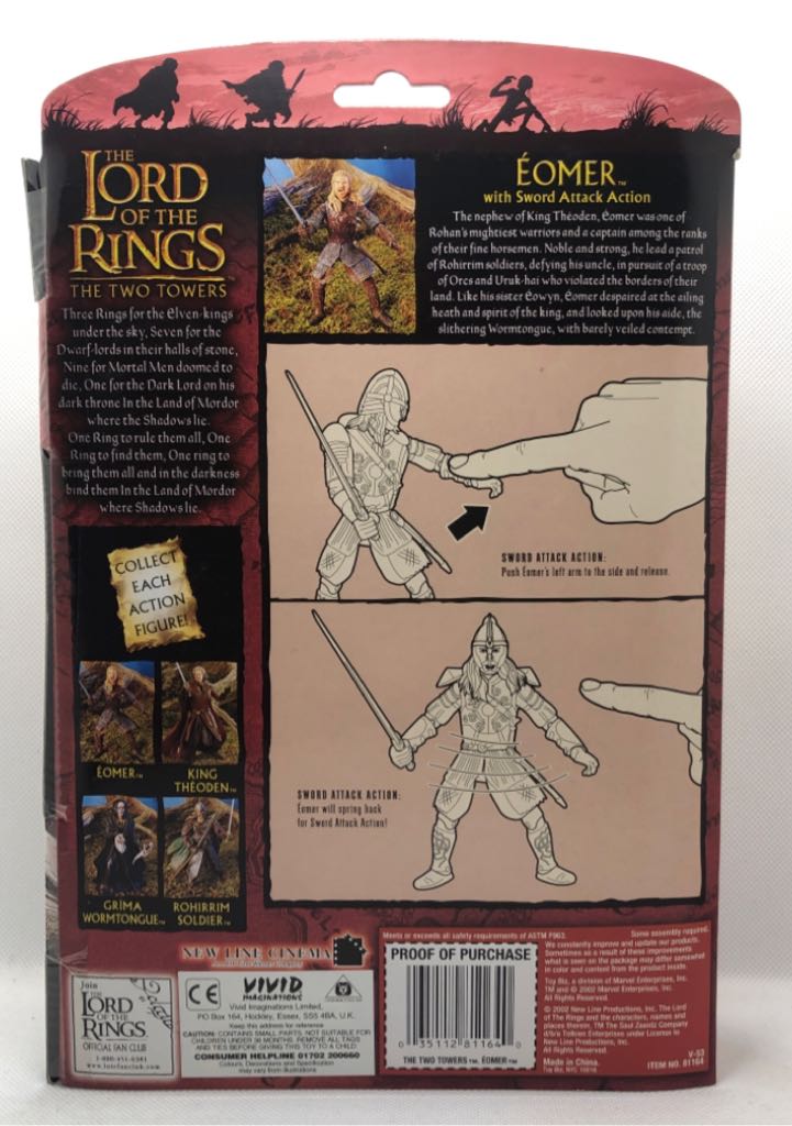 Eomer (Sword Action) - TOYBIZ (Lord Of The Rings) (Lord Of The Rings) action figure collectible - Main Image 2