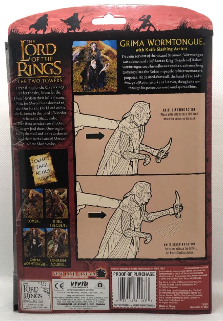 Grima Wormtongue - TOYBIZ (Lord Of The Rings) (Lord Of The Rings) action figure collectible - Main Image 2