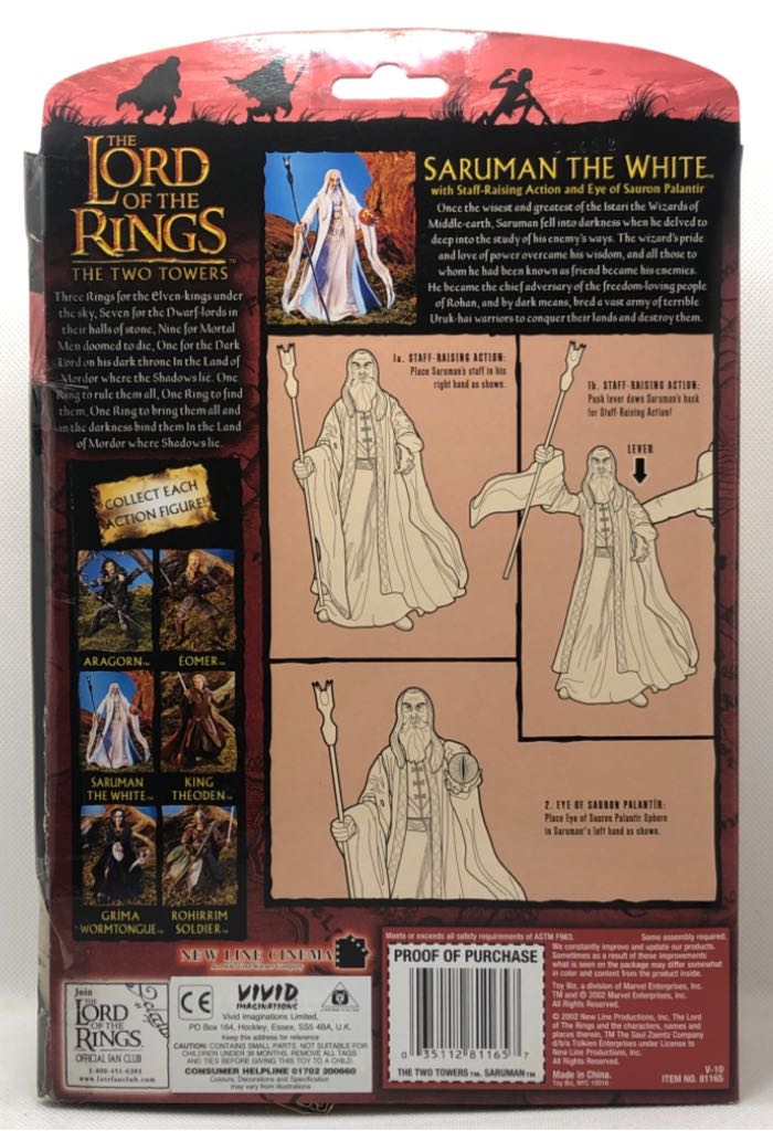 Saruman The White - TOYBIZ (Lord Of The Rings) (Lord Of The Rings) action figure collectible - Main Image 2