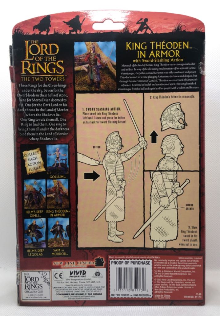 King Theoden (Armor) - TOYBIZ (Lord Of The Rings) (Lord Of The Rings) action figure collectible - Main Image 2