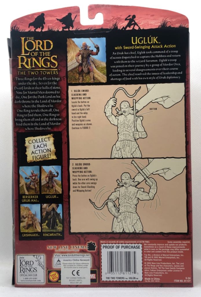 Ugluk - TOYBIZ (Lord Of The Rings) (Lord Of The Rings) action figure collectible - Main Image 2