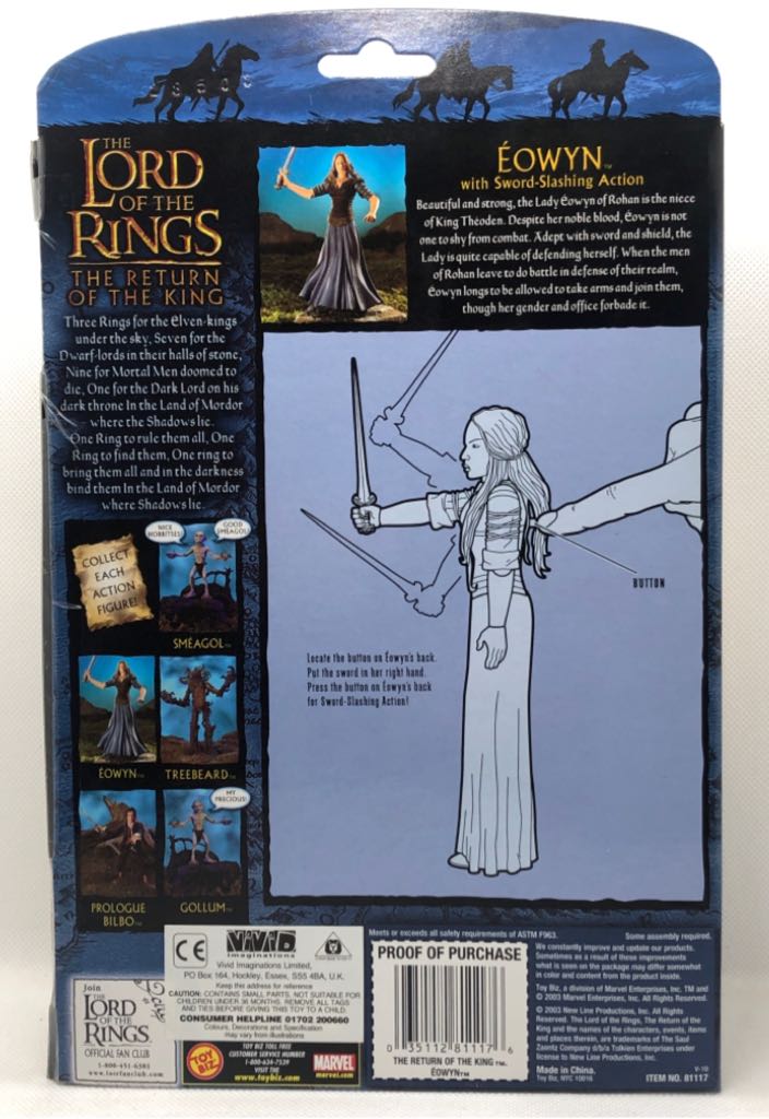 Eowyn (Sword Slashing Action) - TOYBIZ (Lord Of The Rings) (Lord Of The Rings) action figure collectible - Main Image 2