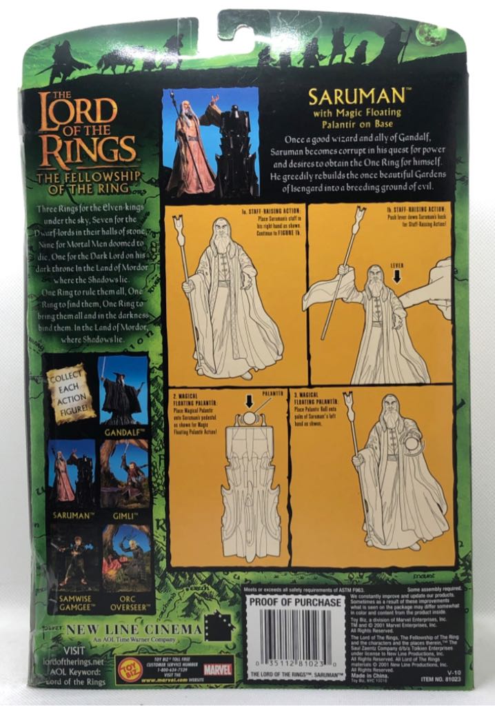 Saruman (Magic Floating Palantir) - TOYBIZ (Lord Of The Rings) (Lord Of The Rings) action figure collectible - Main Image 2