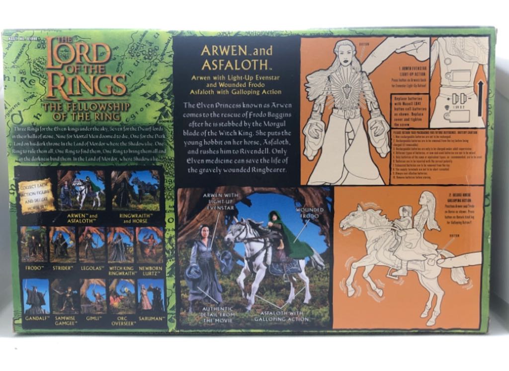 (B) Arwen (Asfaloth) - TOYBIZ (Lord Of The Rings) (Lord Of The Rings) action figure collectible - Main Image 2