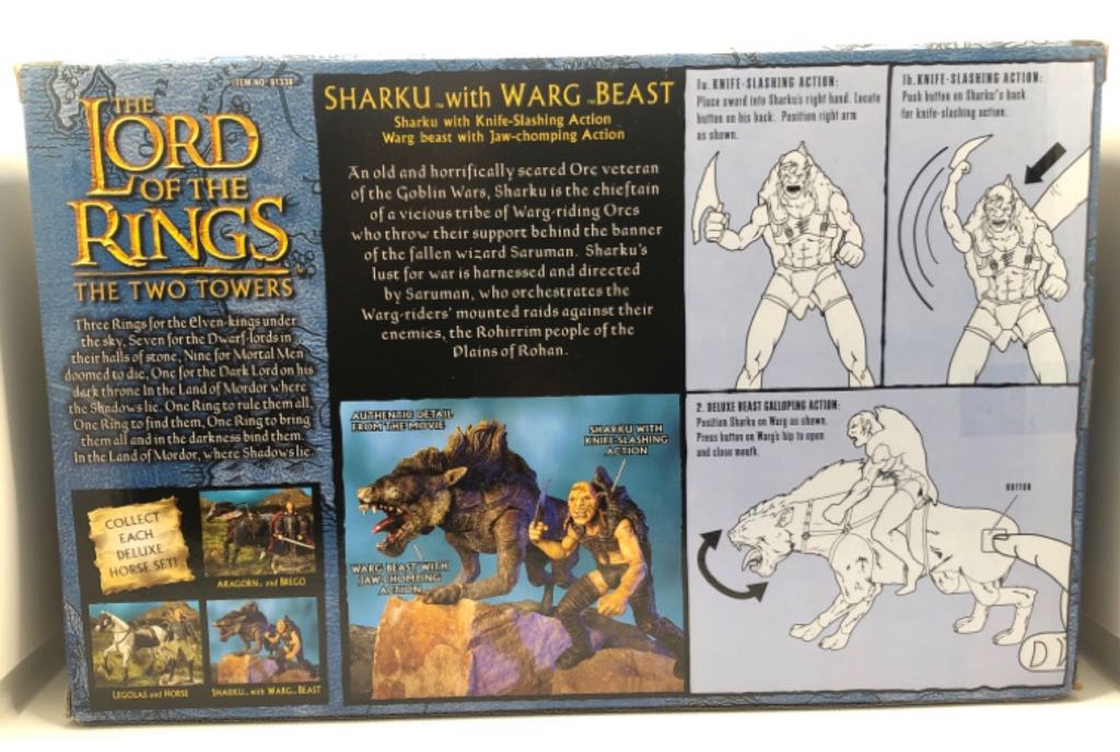 (B) Sharku (Warg Rider Set) - TOYBIZ (Lord Of The Rings) (Lord Of The Rings) action figure collectible - Main Image 2