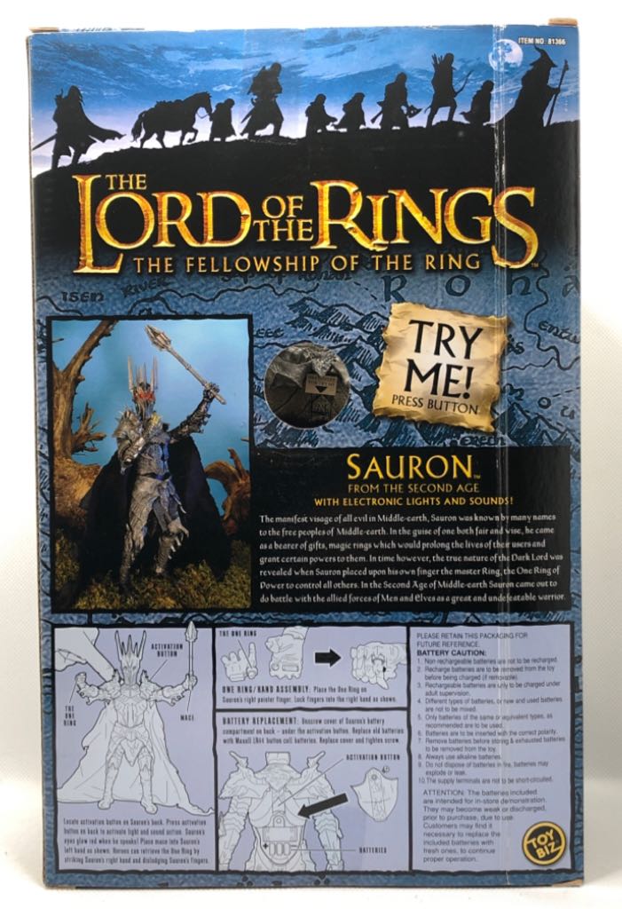 Sauron (Electronic) - TOYBIZ (Lord Of The Rings) (Lord Of The Rings) action figure collectible - Main Image 2