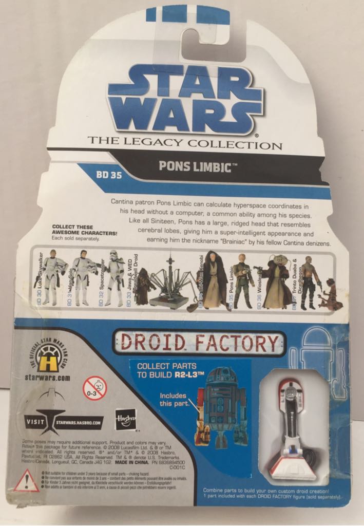 Pons Limbic - Hasbro (Star Wars The Legacy Collection) (Star Wars) action figure collectible - Main Image 2