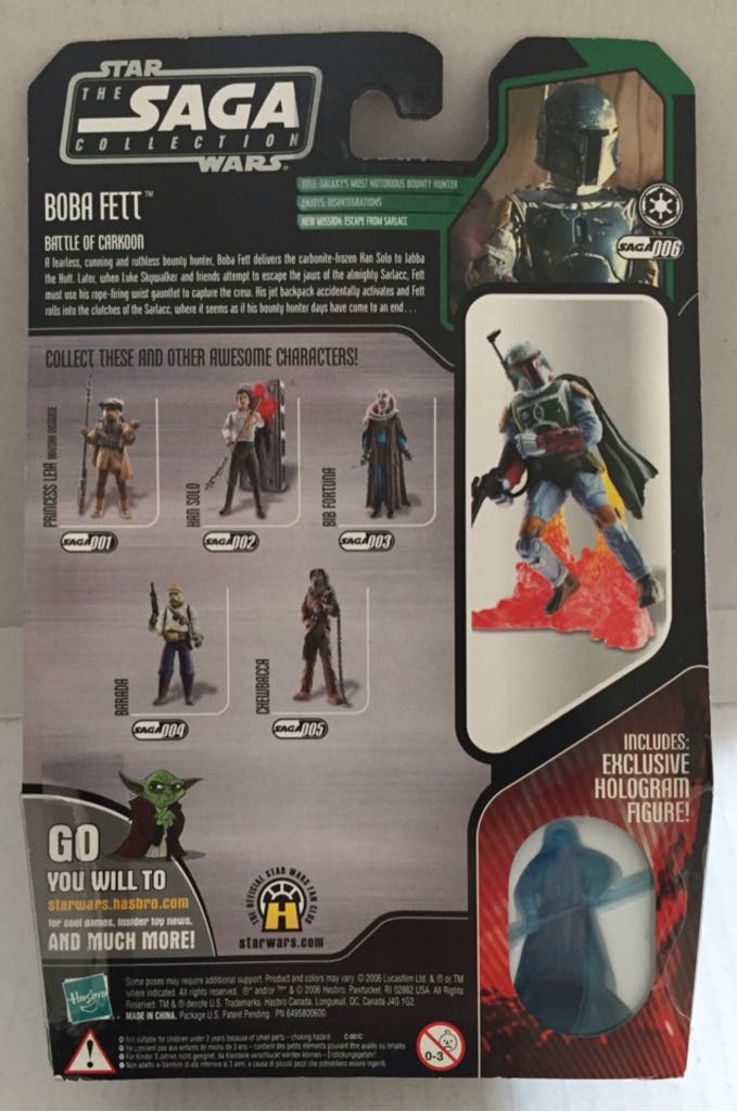 Boba Fett - Hasbro (Star Wars The Saga Collection) (Star Wars) action figure collectible - Main Image 2