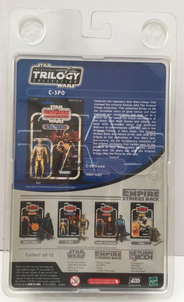 C-3PO - Hasbro (Star Wars Vintage Style Card) (Star Wars) action figure collectible - Main Image 2