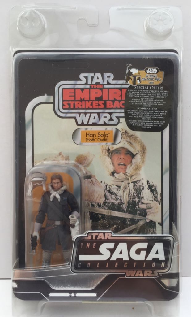 Han Solo (Hoth) - Hasbro (Star Wars Vintage Style Card) (Star Wars) action figure collectible - Main Image 1