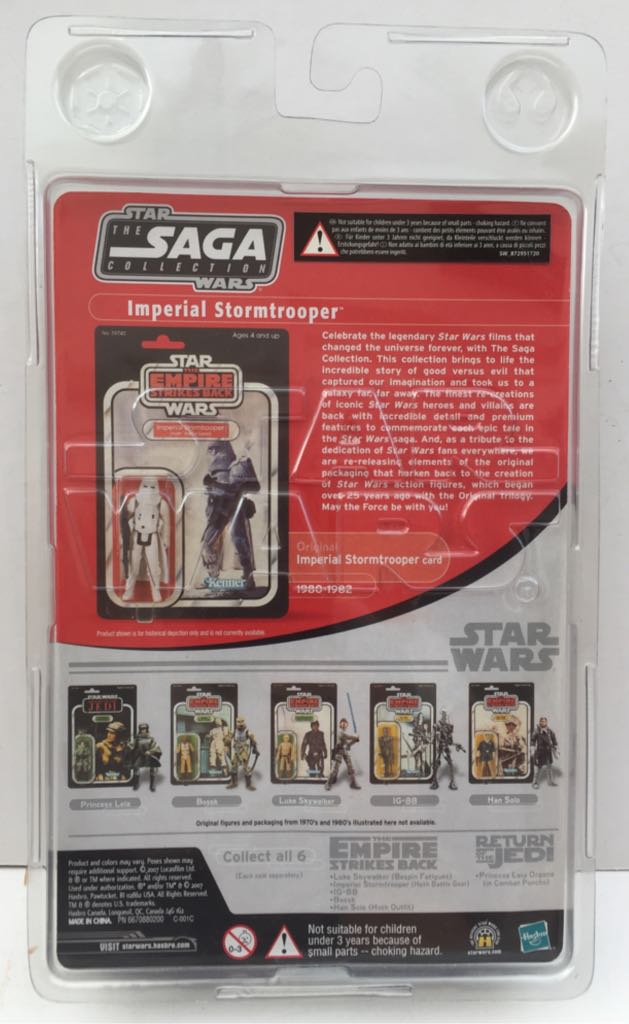Imperial Stormtrooper (Hoth) - Hasbro (Star Wars Vintage Style Card) (Star Wars) action figure collectible - Main Image 2