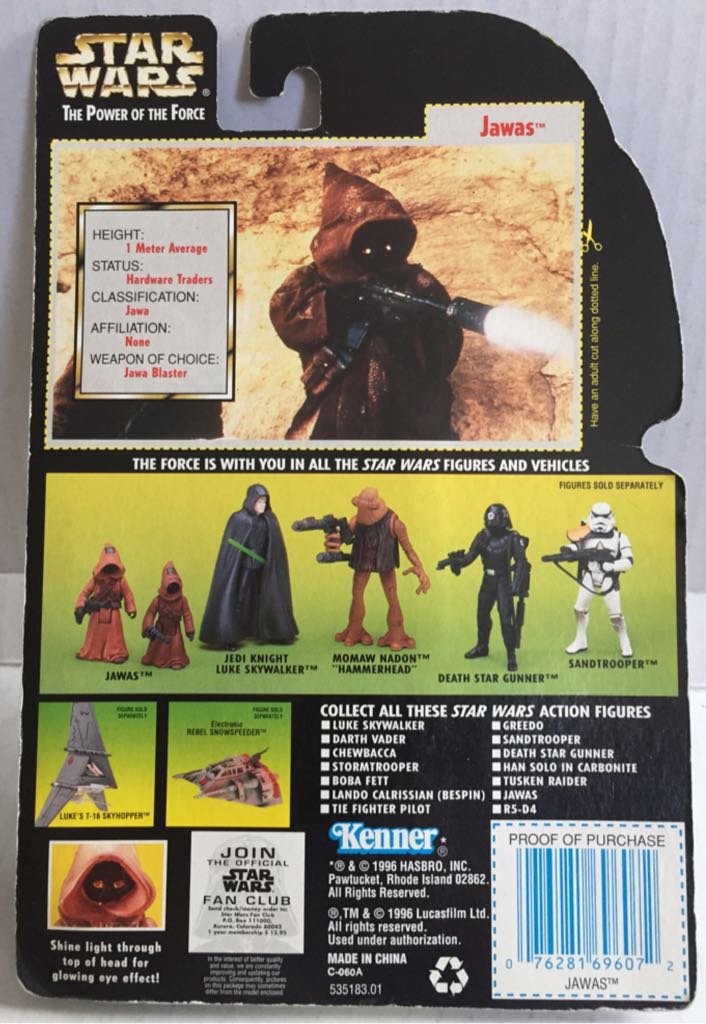 Jawas (Foil Card) - Kenner (Star Wars Green Card) (Star Wars) action figure collectible - Main Image 2