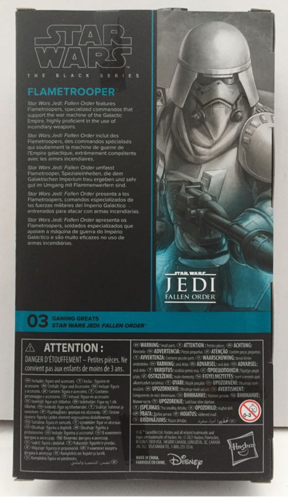 Flametrooper (Gaming Greats) - Hasbro (Star Wars Black 6”) (Star Wars Black 6 inch) action figure collectible - Main Image 2