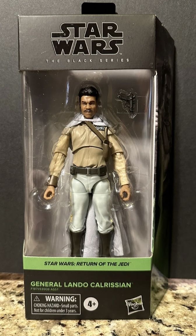 Lando Calrissian (General) - Hasbro (Star Wars Black 6”) (Star Wars) action figure collectible - Main Image 3