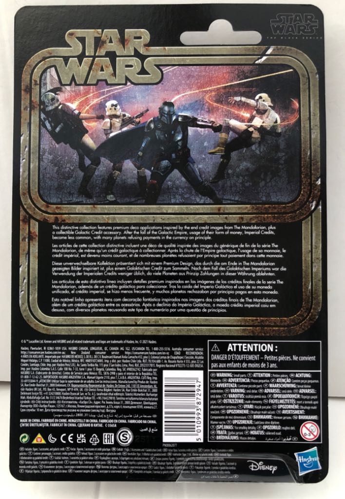 Mandalorian, The - Hasbro (Star Wars Black 6” Credit Collection) (Star Wars) action figure collectible - Main Image 2