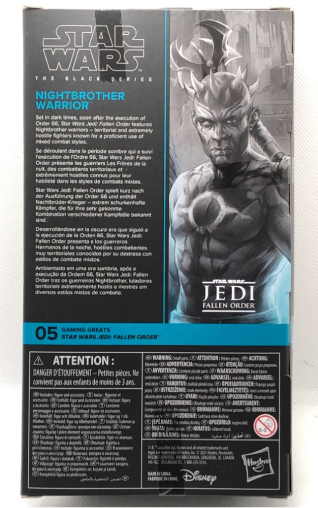 Nightbrother Warrior (Gaming Greats) - Hasbro (Star Wars Black 6”) (Star Wars Black 6 inch) action figure collectible - Main Image 2