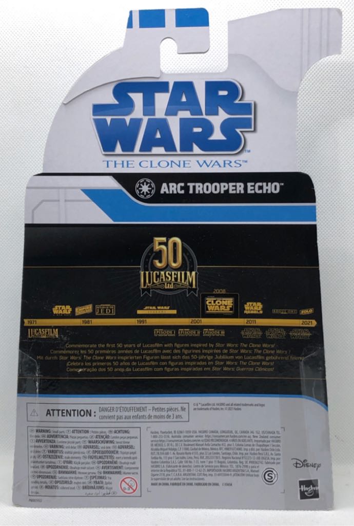 Arc Trooper Echo - Hasbro (Star Wars Black 6” The Clone Wars ) (Star Wars Black 6 inch) action figure collectible - Main Image 2