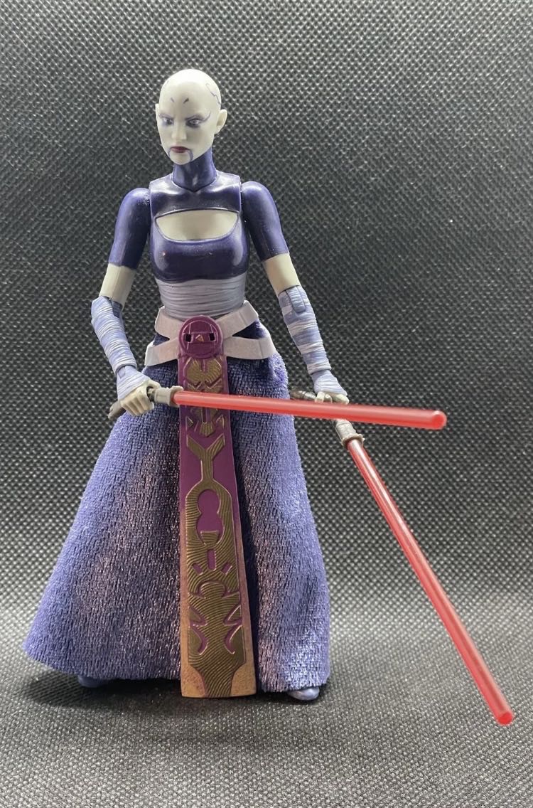 Asajj Ventress - Hasbro (Star Wars Black 6”) (Starwars Black 6 inch) action figure collectible - Main Image 3
