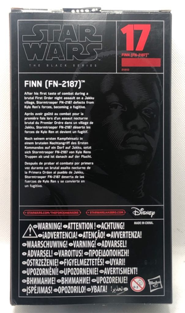 Finn (FN-2187) - Hasbro (Star Wars Black 6”) (Starwars Black 6 inch) action figure collectible - Main Image 2